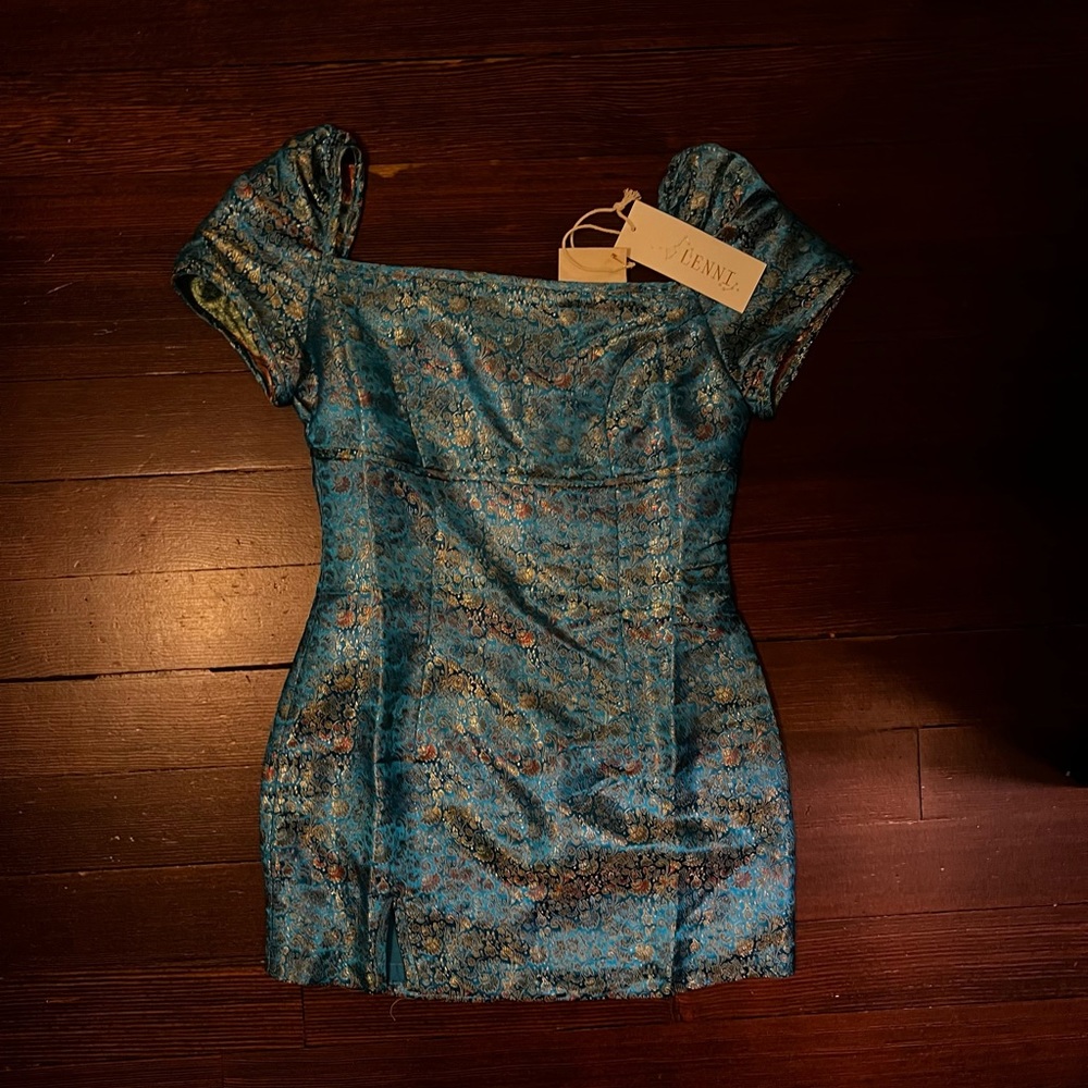 Lenni the label blue mini dress